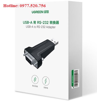 Đầu chuyển đổi USB 2.0 sang Com RS232 Ugreen 80111